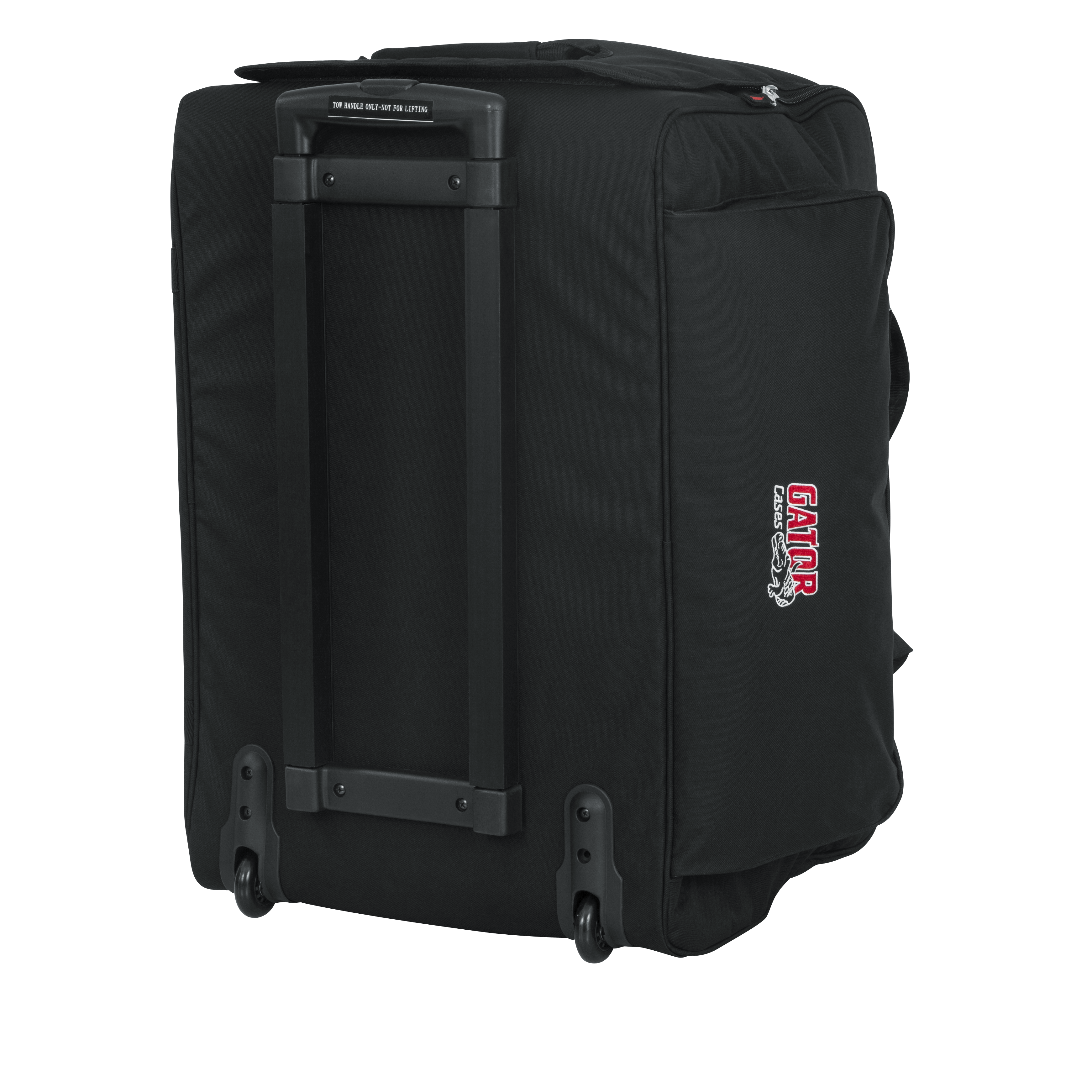Rolling speaker bag for large format 12" speakers