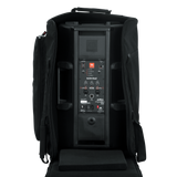Rolling speaker bag for large format 12" speakers