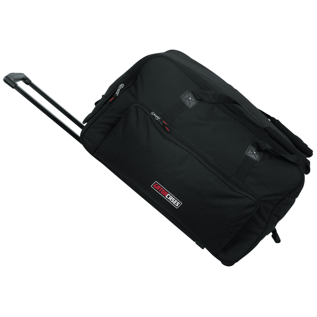 Rolling speaker bag for large format 12" speakers