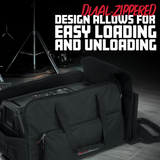 Rolling speaker bag for large format 12" speakers