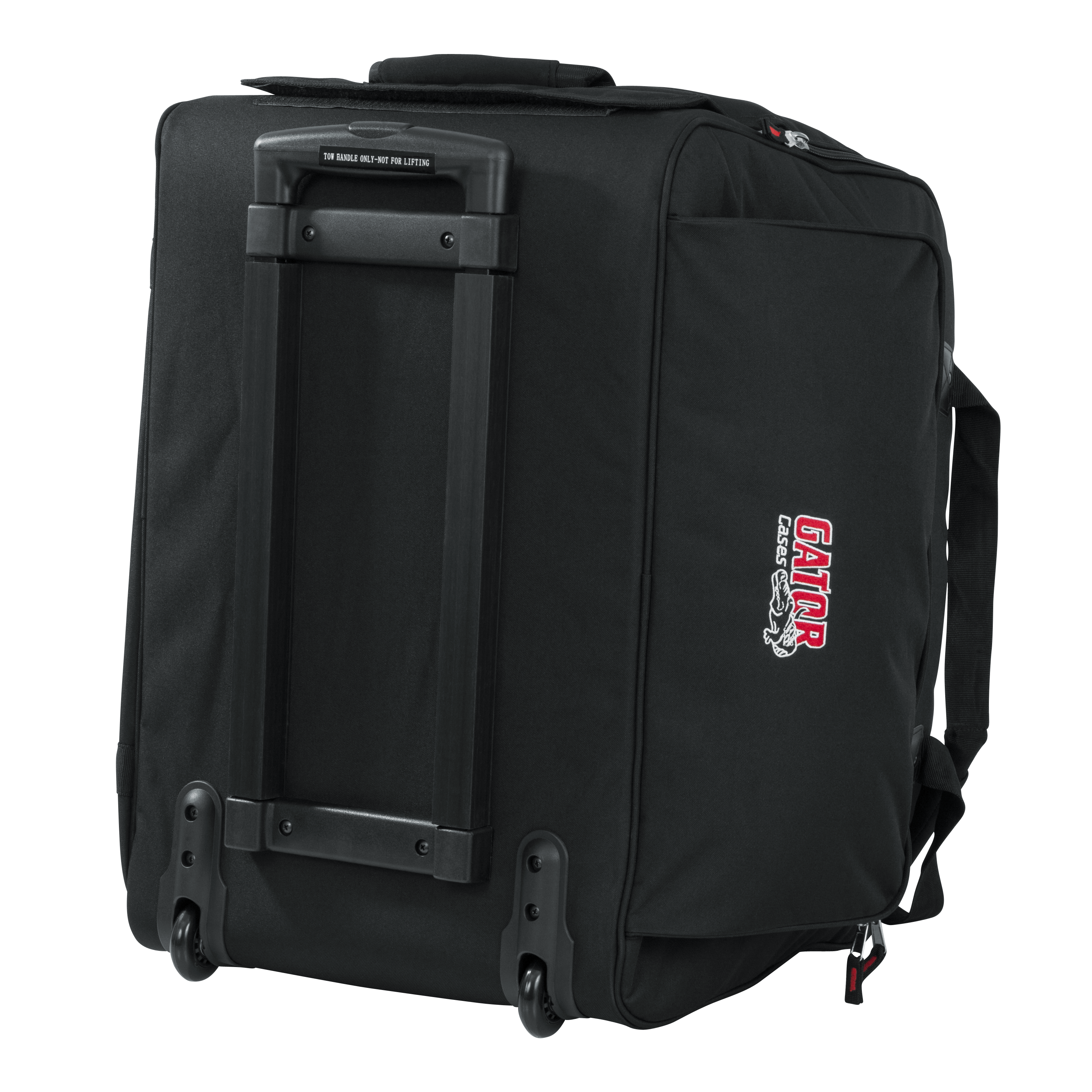Rolling speaker bag for small format 12" speakers