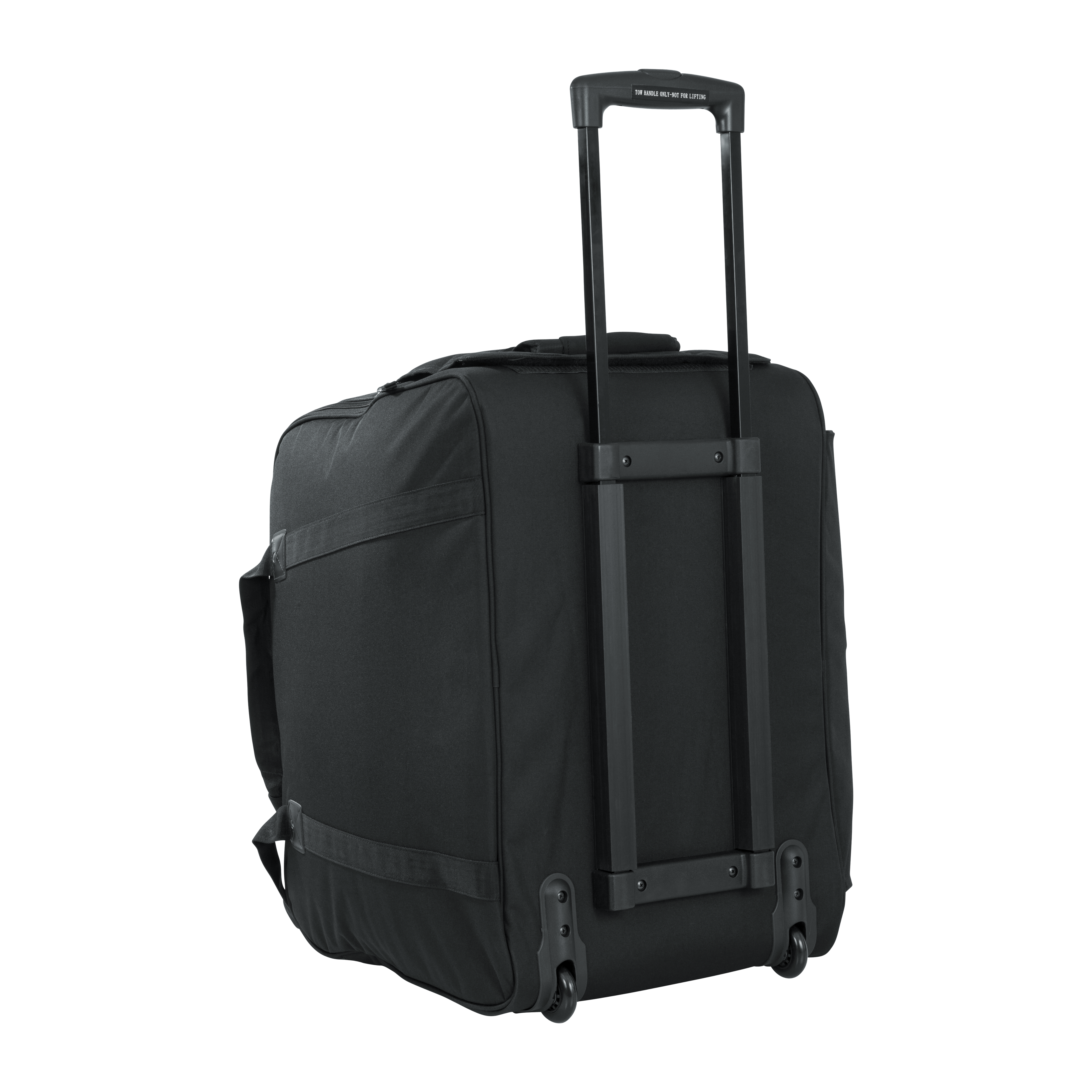 Rolling speaker bag for small format 12" speakers