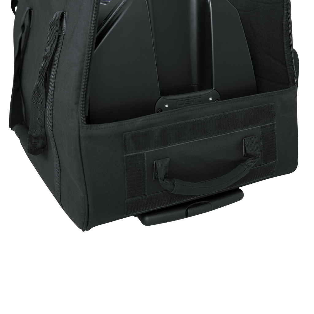 Rolling speaker bag for small format 12" speakers