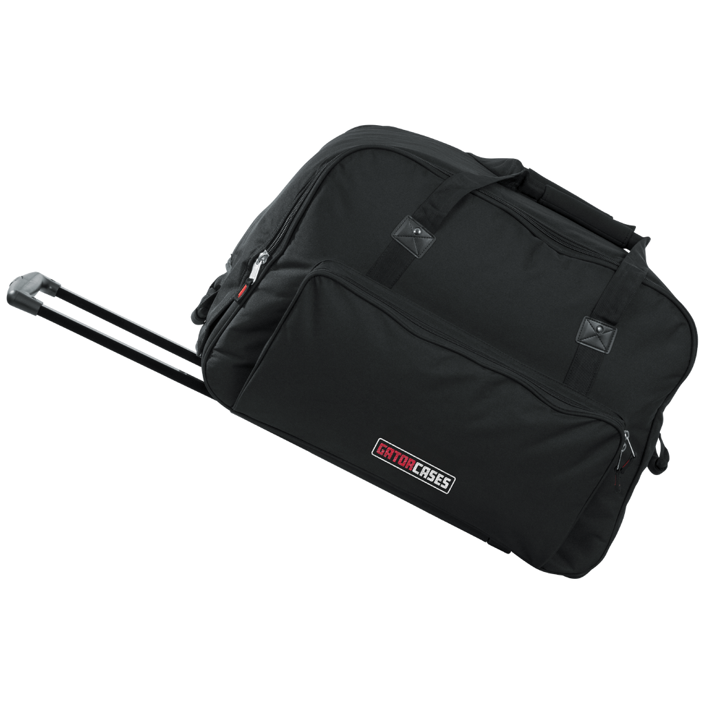 Rolling speaker bag for small format 12" speakers