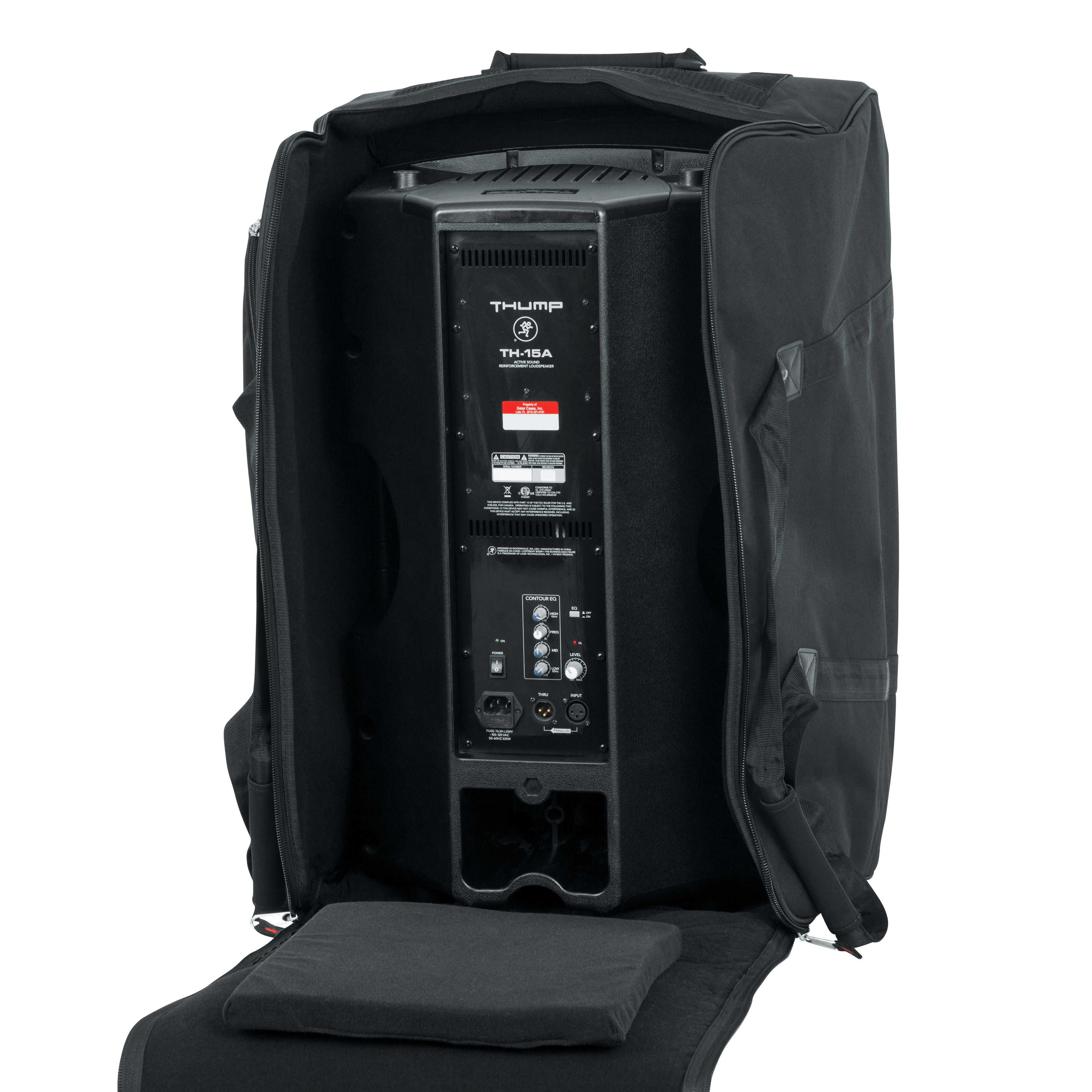 Rolling speaker bag for most 15" speakers