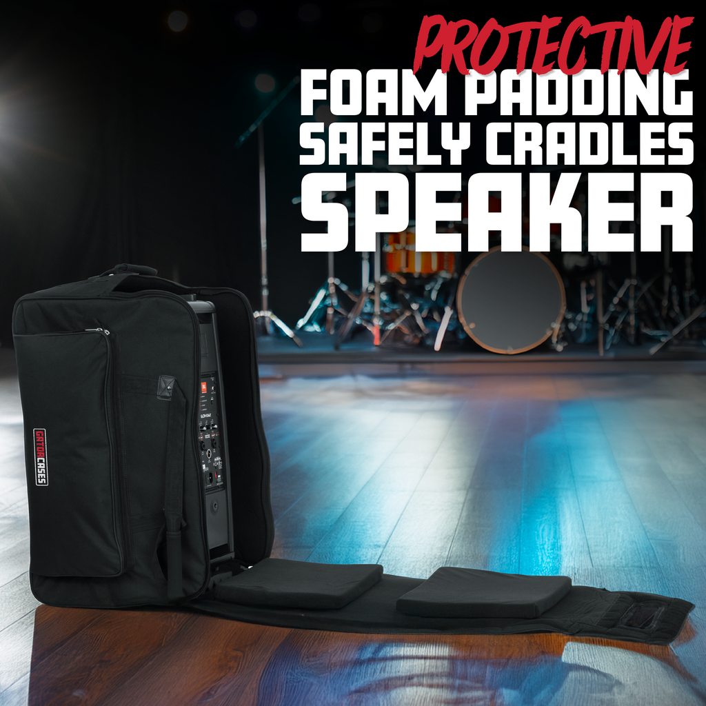 Rolling speaker bag for most 15" speakers