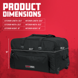 Rolling speaker bag for most 15" speakers