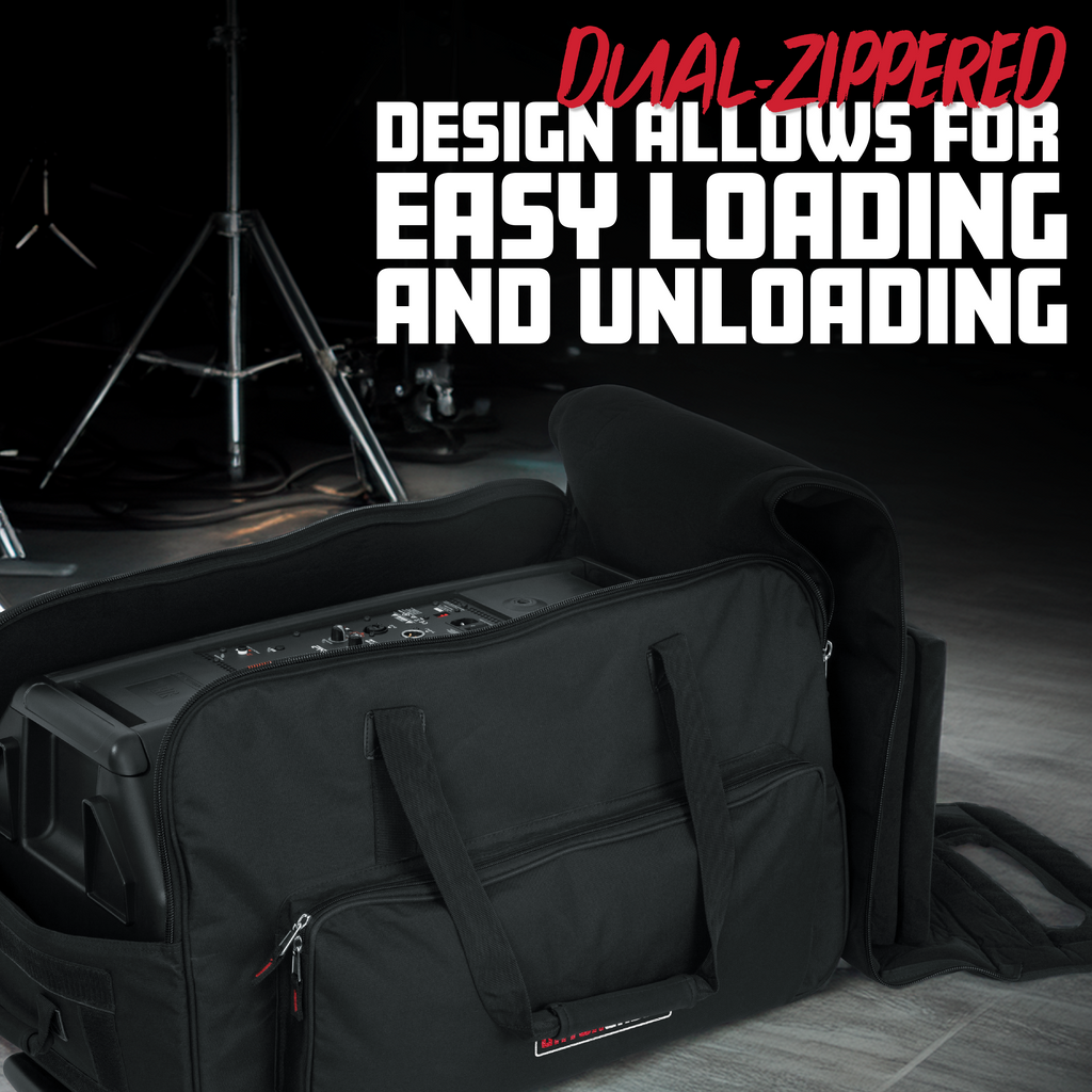 Rolling speaker bag for most 15" speakers