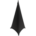 Stretchy Speaker Stand Cover-2 sides (black)