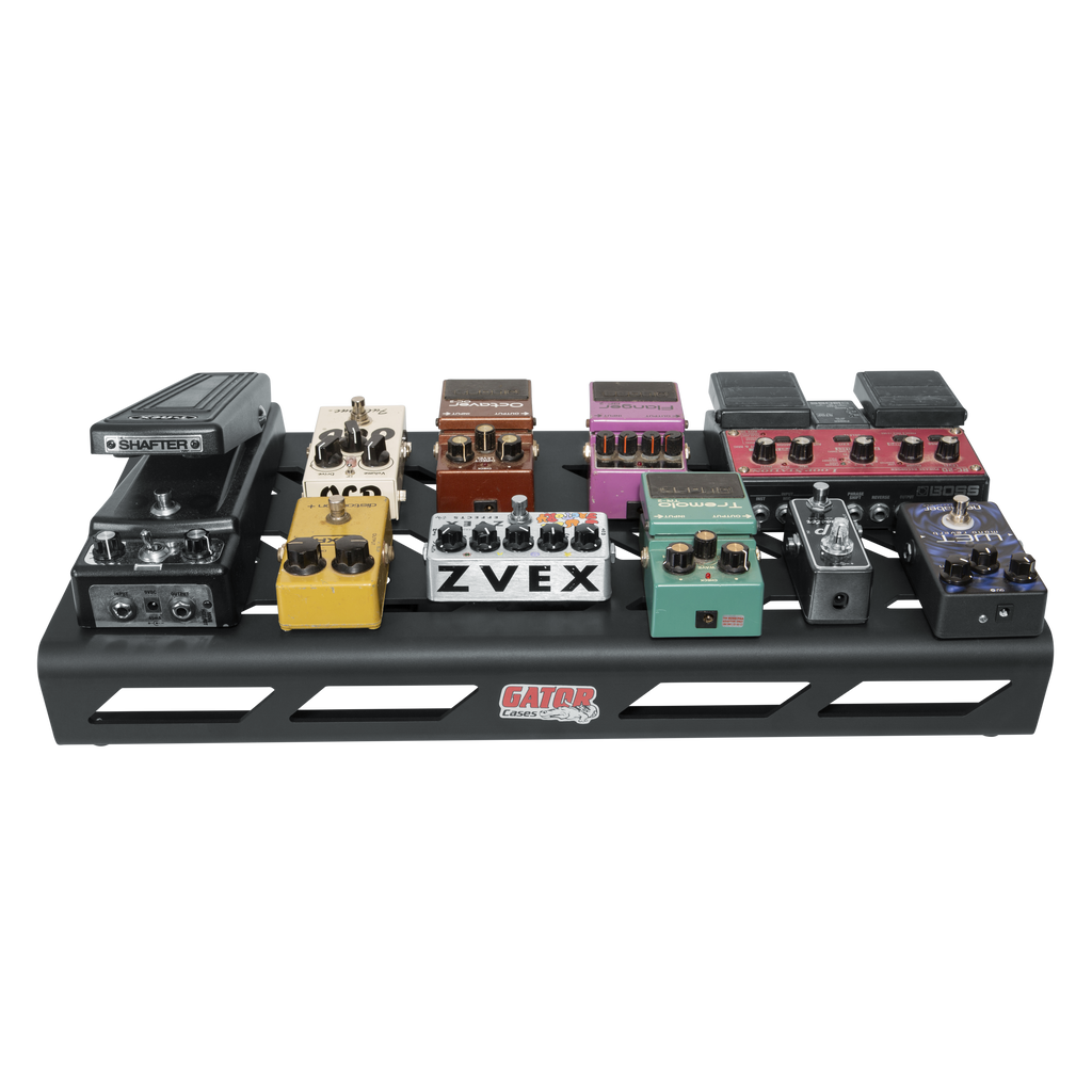 Black Aluminum Pedal Board; Large w/ Carry Bag