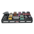 Black Aluminum Pedal Board; Large w/ Carry Bag