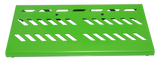 Green Aluminum Pedal Board; Large w/ Carry Bag