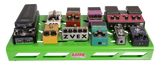 Green Aluminum Pedal Board; Large w/ Carry Bag