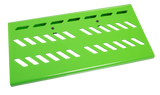 Green Aluminum Pedal Board; Large w/ Carry Bag