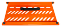 Orange Aluminum Pedal Board; Large w/ Carry Bag
