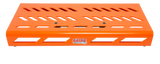 Orange Aluminum Pedal Board; Large w/ Carry Bag