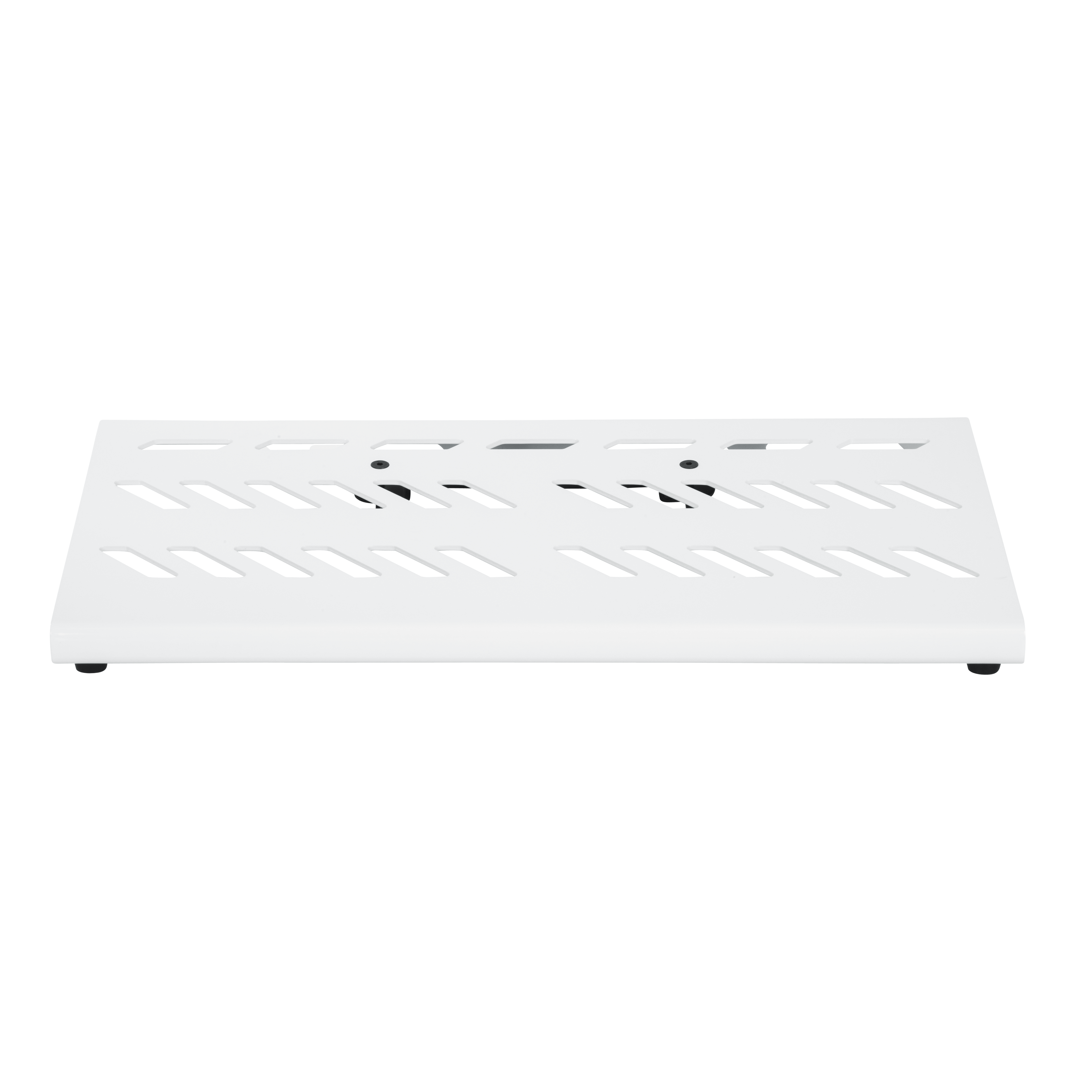 White Aluminum Pedal Board; Large w/ Carry Bag