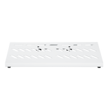 White Aluminum Pedal Board; Large w/ Carry Bag