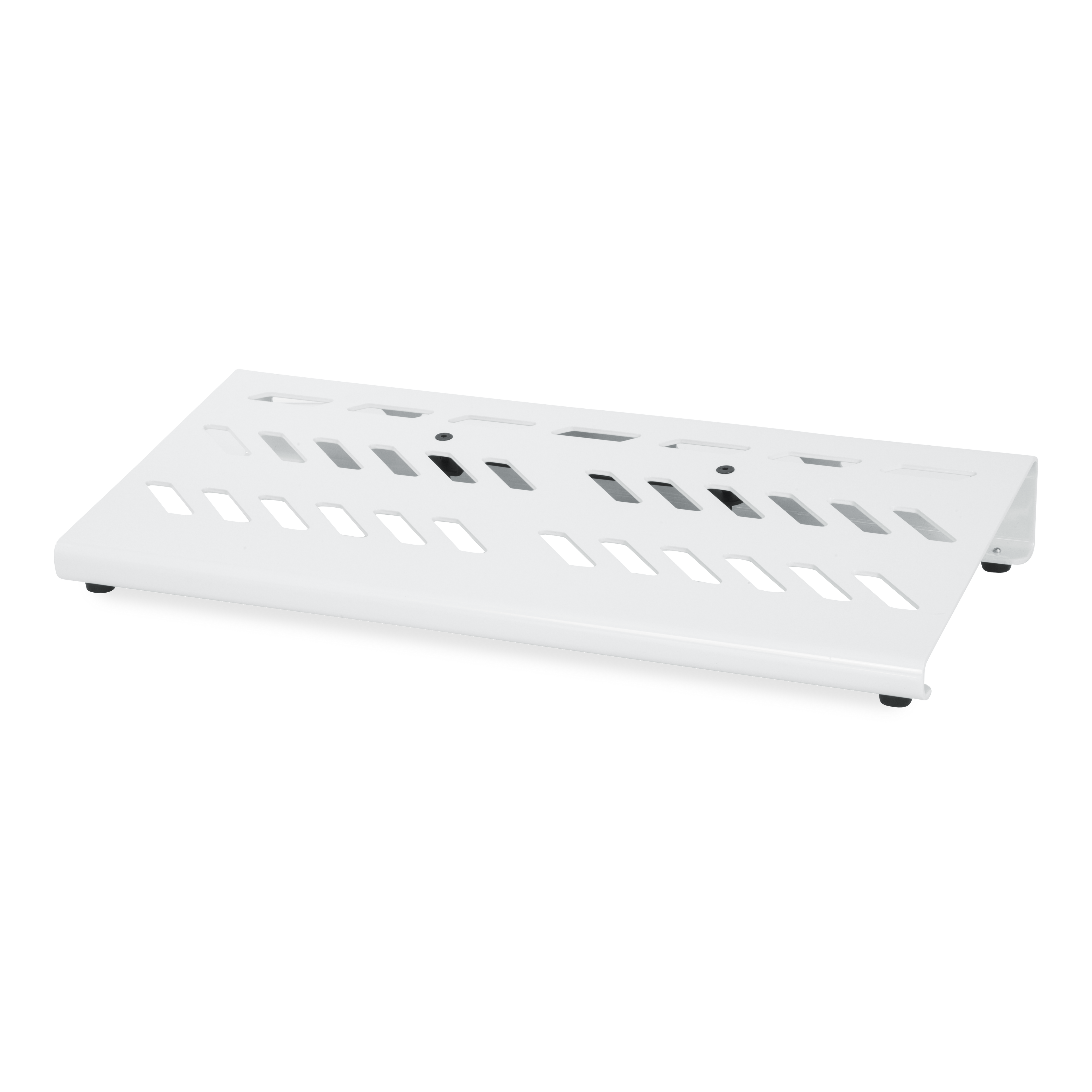 White Aluminum Pedal Board; Large w/ Carry Bag