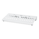 White Aluminum Pedal Board; Large w/ Carry Bag