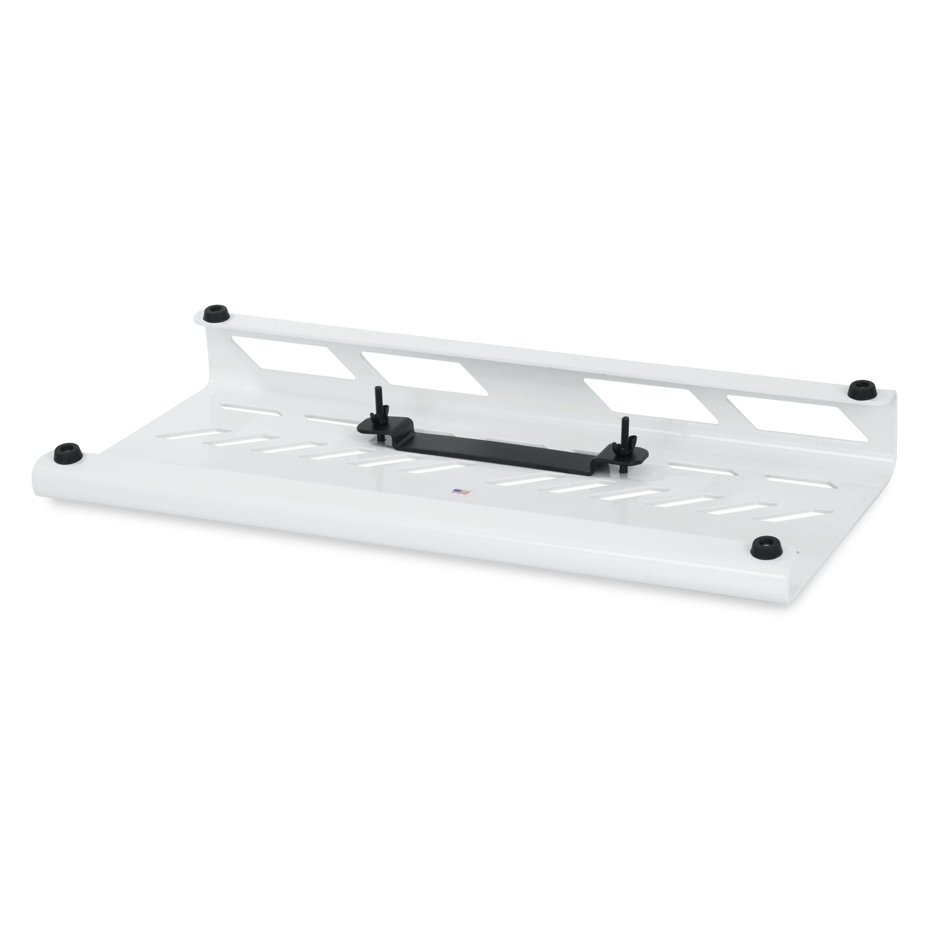 White Aluminum Pedal Board; Large w/ Carry Bag