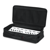 White Aluminum Pedal Board; Large w/ Carry Bag