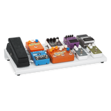 White Aluminum Pedal Board; Large w/ Carry Bag