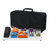 White Aluminum Pedal Board; Large w/ Carry Bag