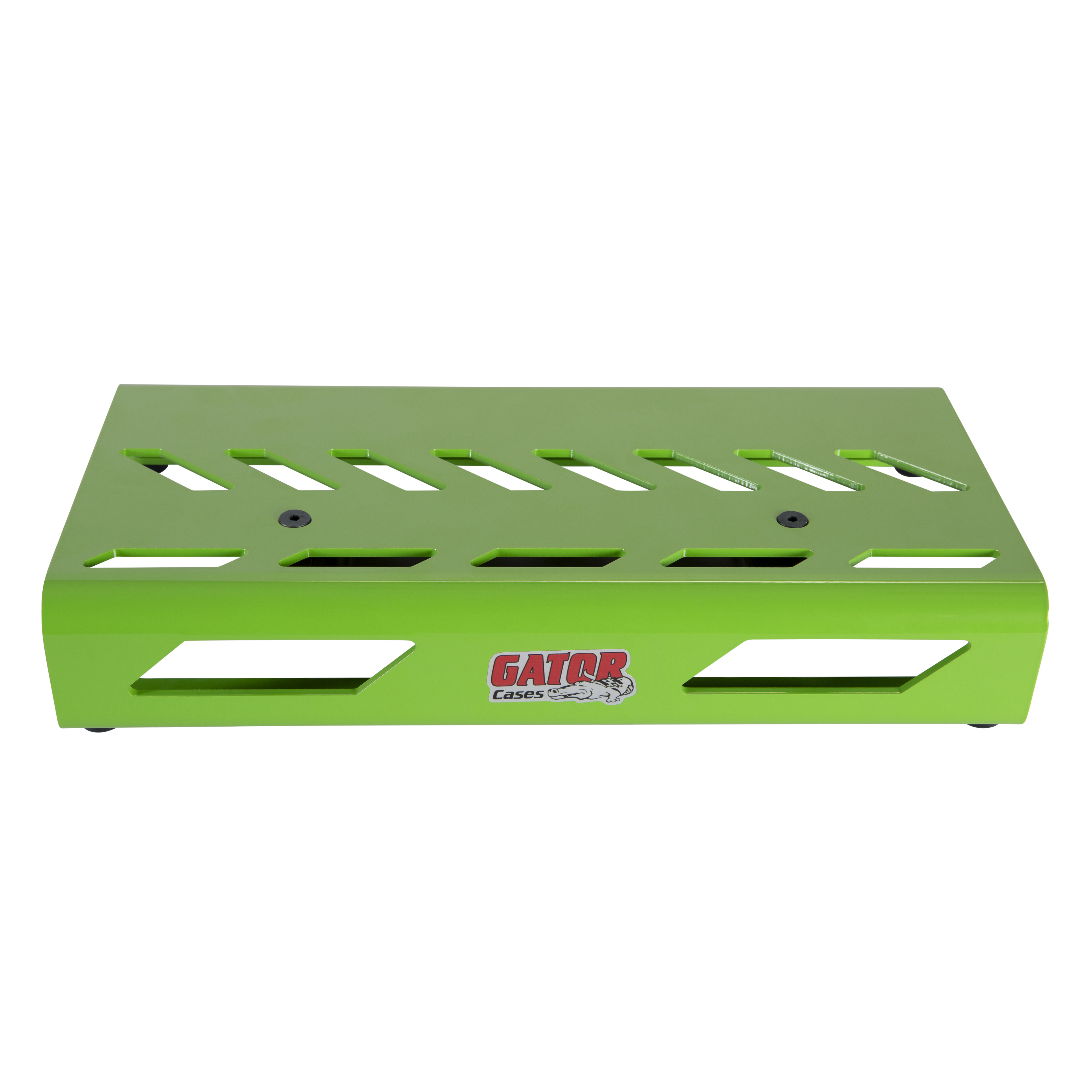 Green Aluminum Pedal Board; Small w/ Carry Bag