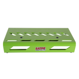 Green Aluminum Pedal Board; Small w/ Carry Bag