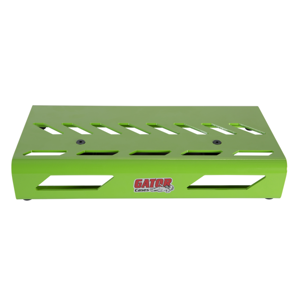 Green Aluminum Pedal Board; Small w/ Carry Bag