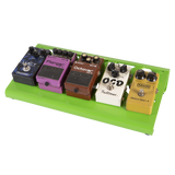 Green Aluminum Pedal Board; Small w/ Carry Bag