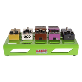 Green Aluminum Pedal Board; Small w/ Carry Bag