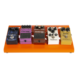 Orange Aluminum Pedal Board; Small w/ Carry Bag