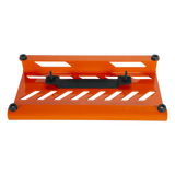 Orange Aluminum Pedal Board; Small w/ Carry Bag