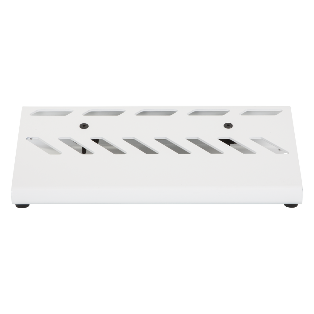 White Aluminum Pedal Board; Small w/ Carry Bag