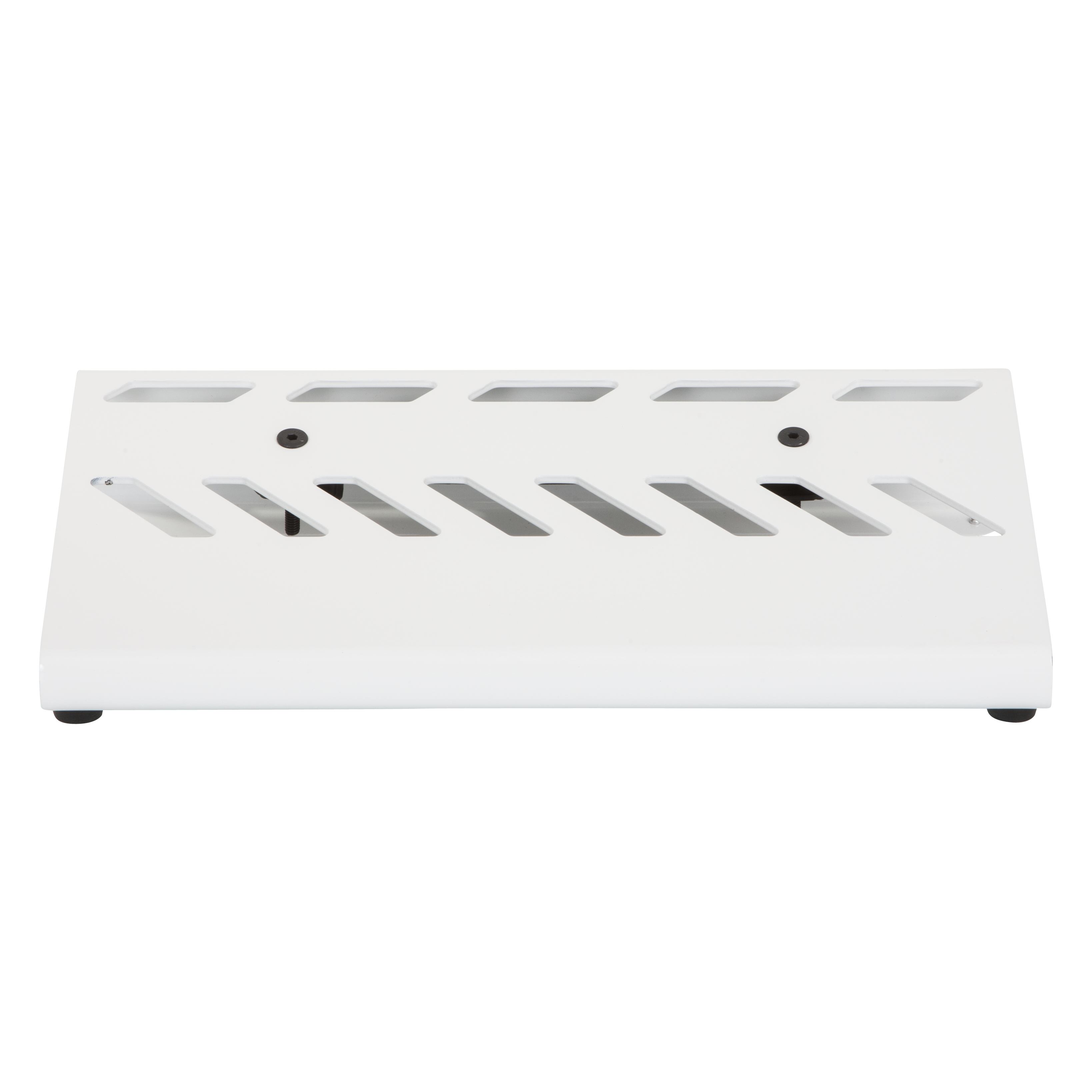 White Aluminum Pedal Board; Small w/ Carry Bag