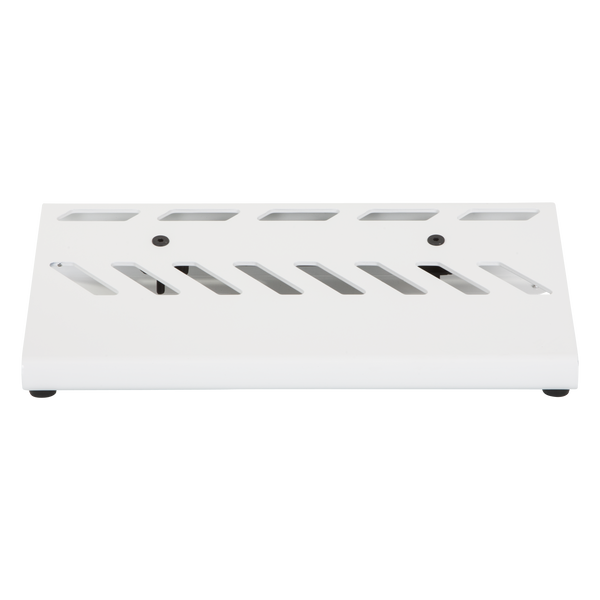 White Aluminum Pedal Board; Small w/ Carry Bag