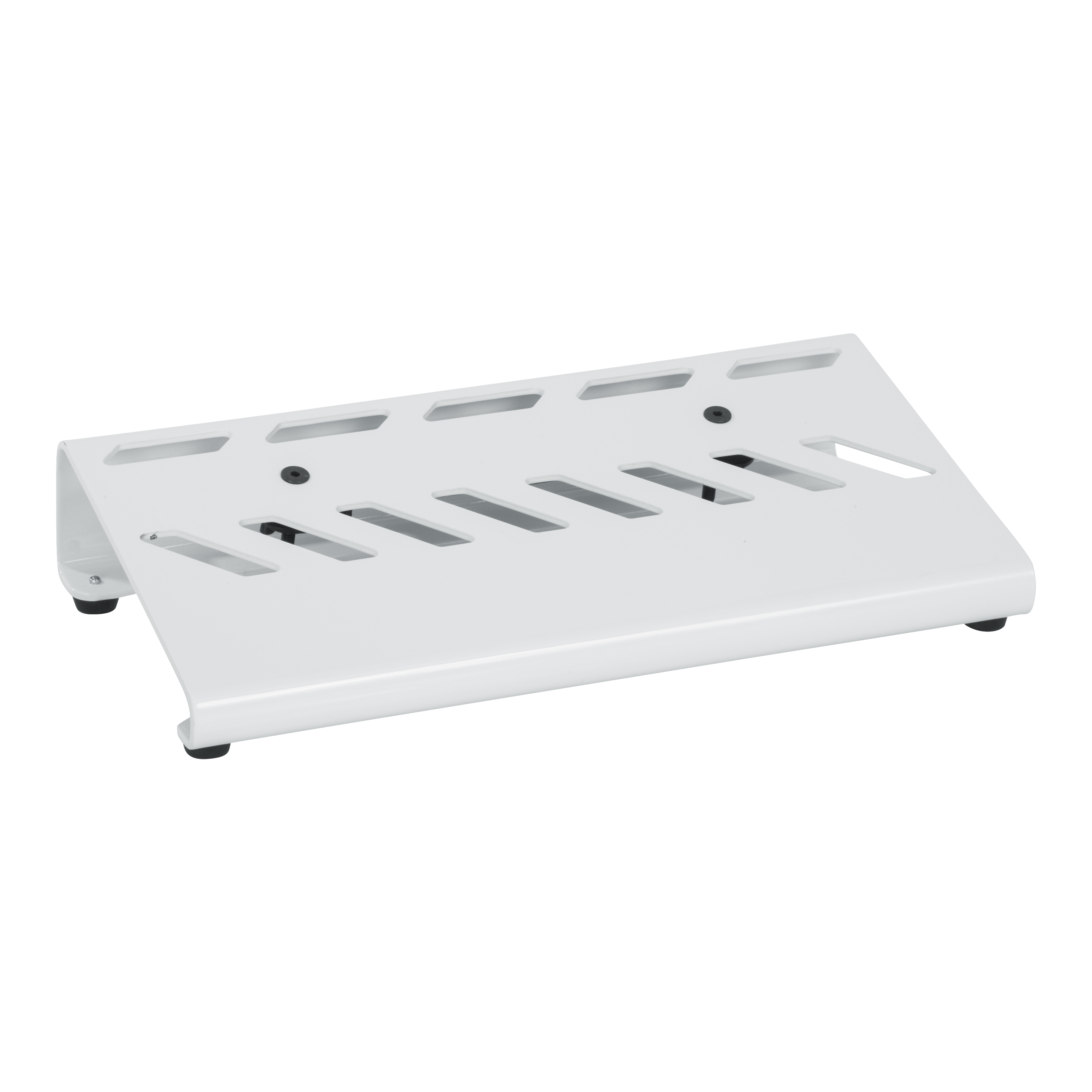 White Aluminum Pedal Board; Small w/ Carry Bag