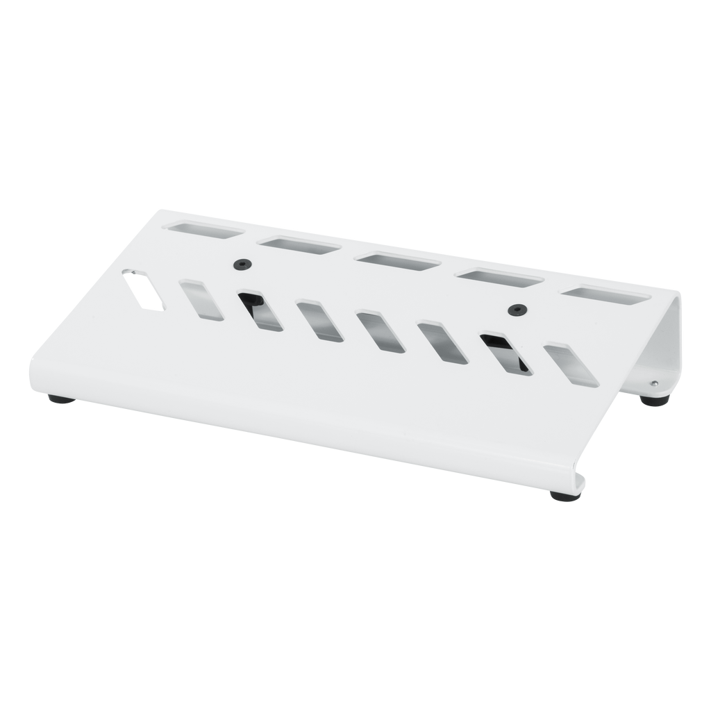White Aluminum Pedal Board; Small w/ Carry Bag