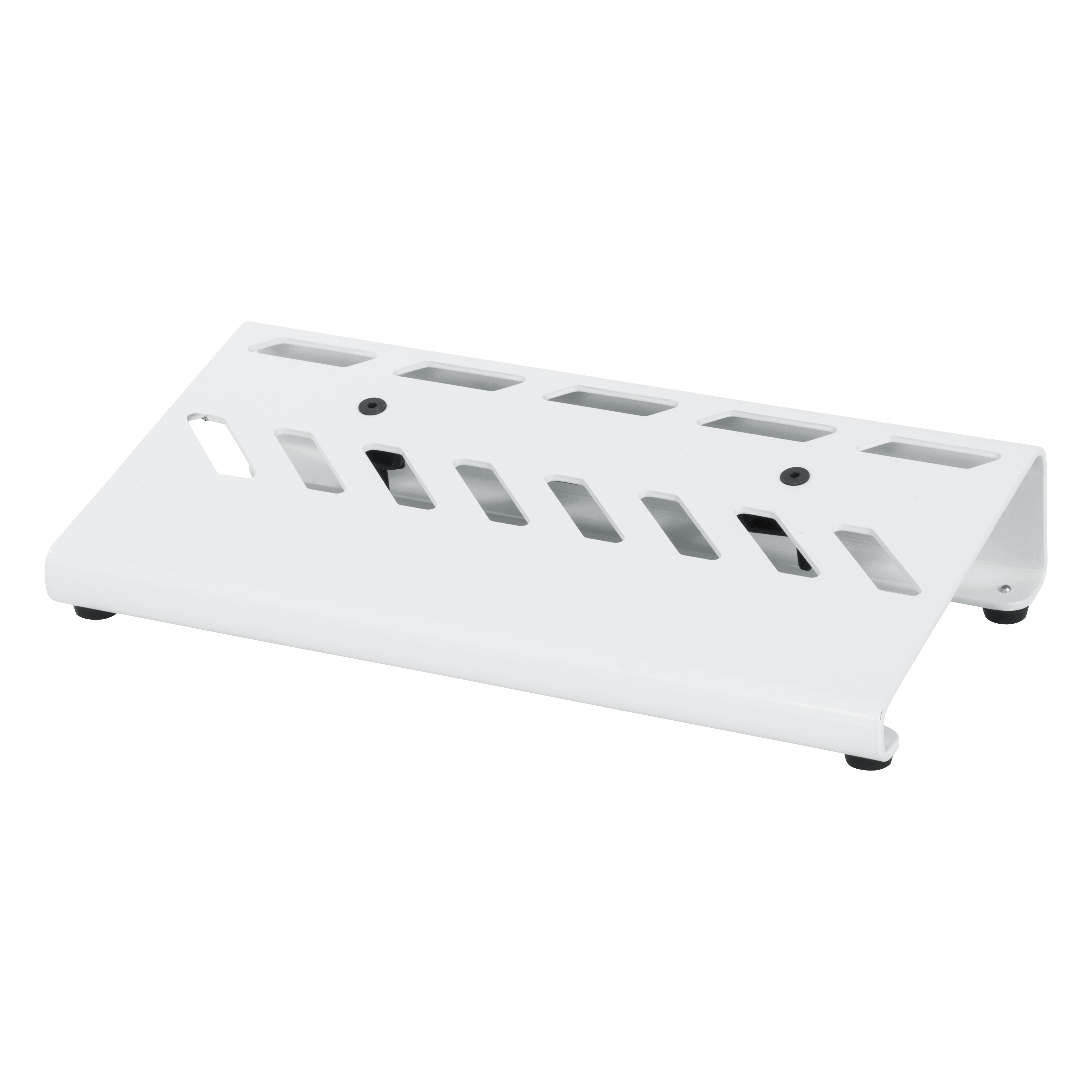 White Aluminum Pedal Board; Small w/ Carry Bag
