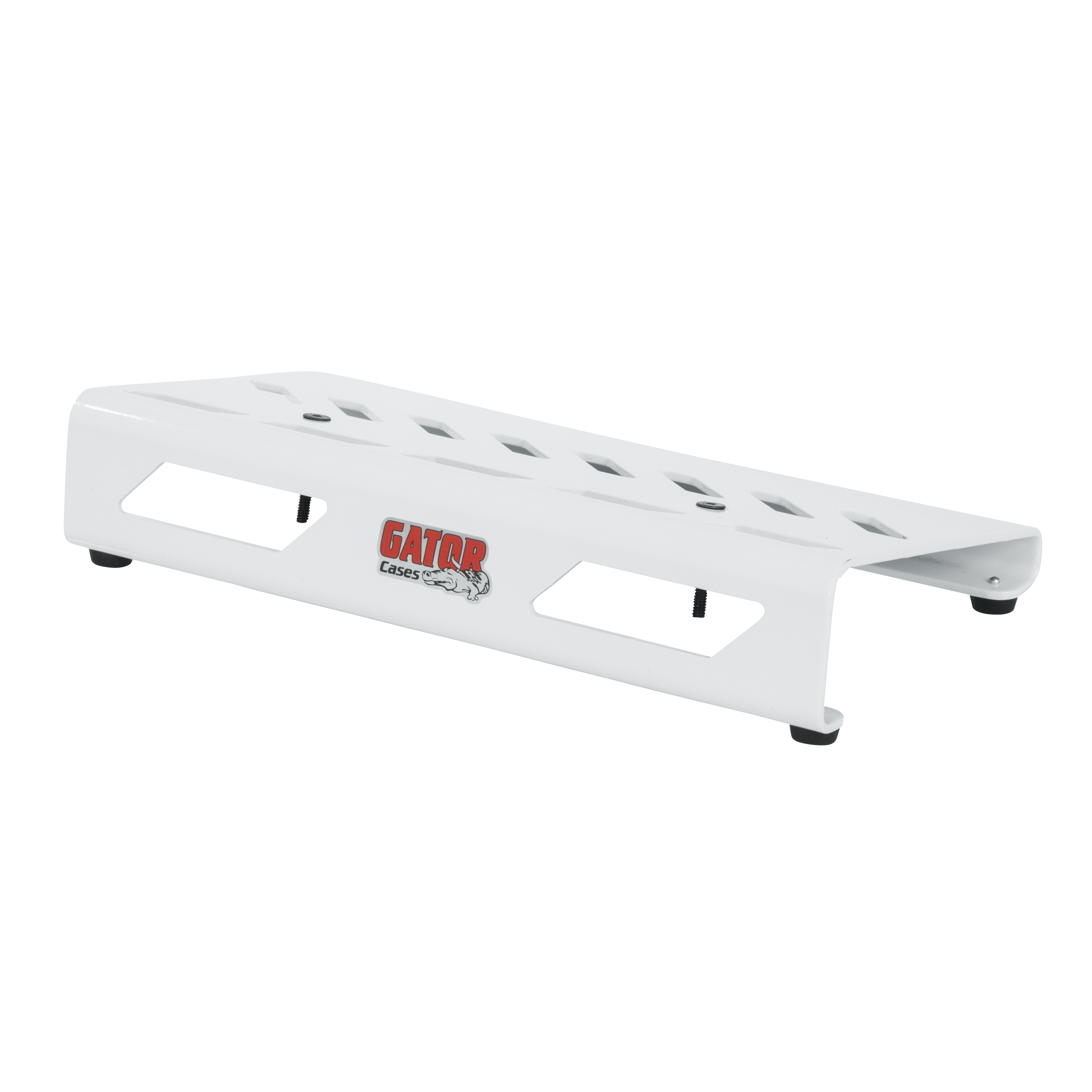 White Aluminum Pedal Board; Small w/ Carry Bag