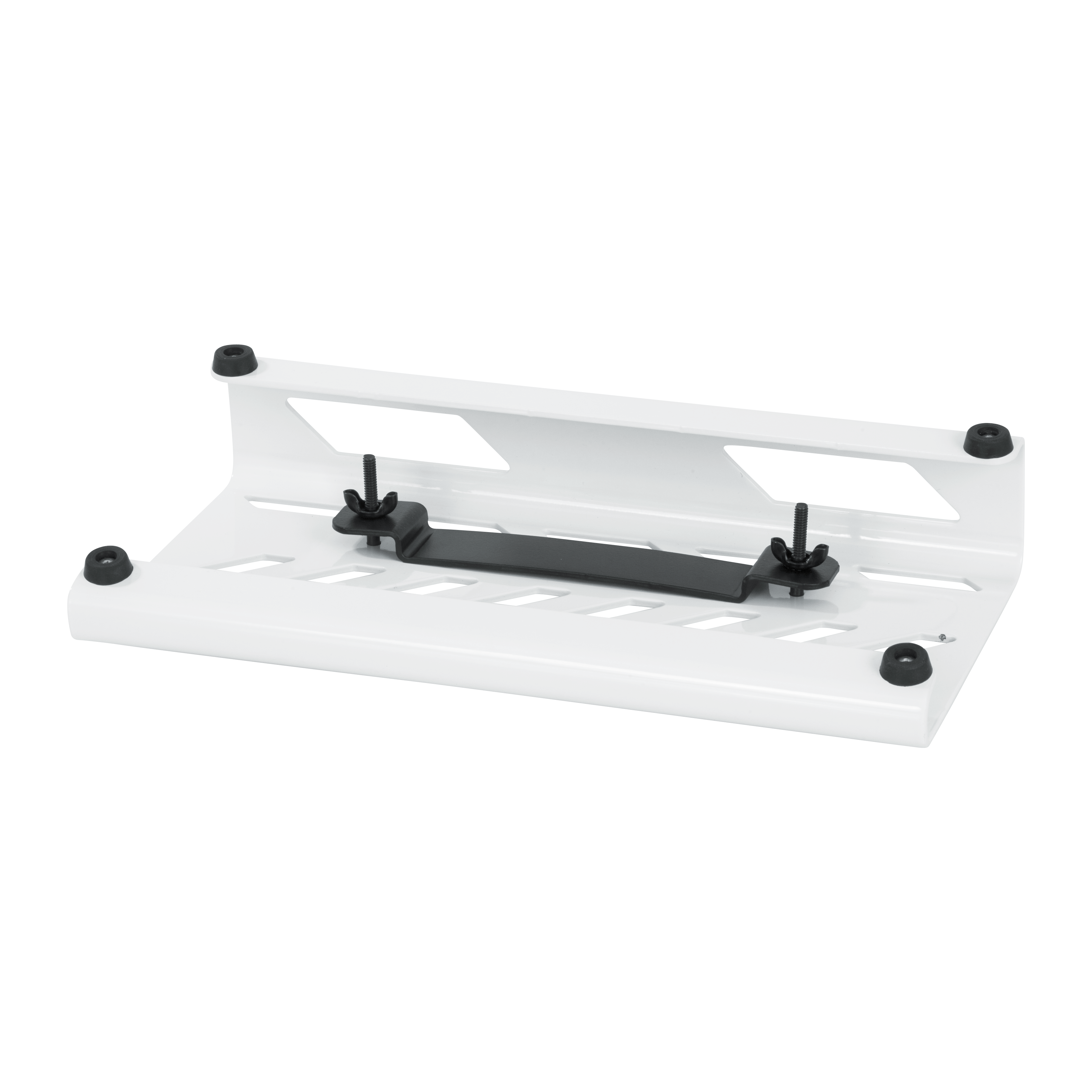 White Aluminum Pedal Board; Small w/ Carry Bag