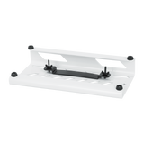 White Aluminum Pedal Board; Small w/ Carry Bag