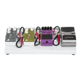 White Aluminum Pedal Board; Small w/ Carry Bag