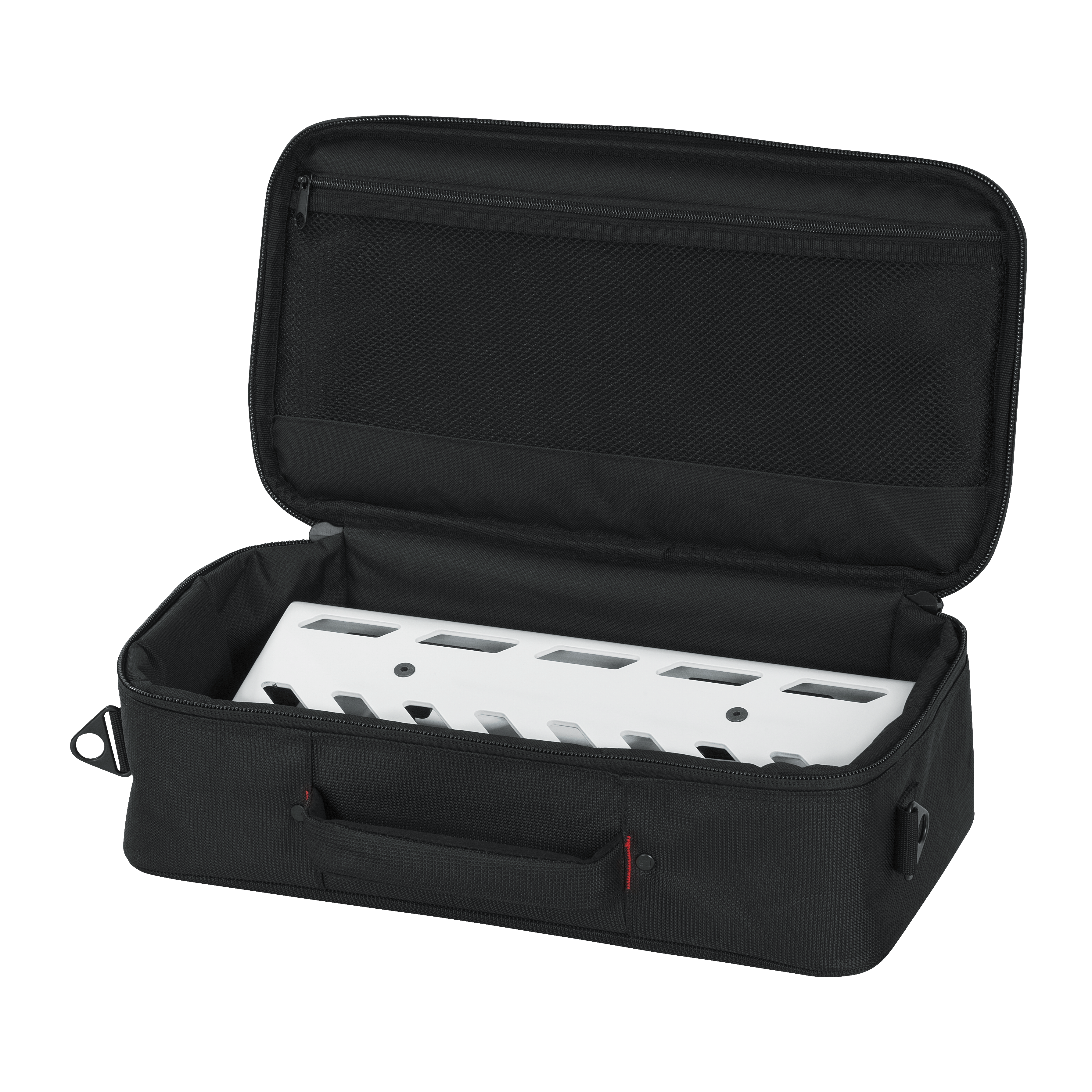 White Aluminum Pedal Board; Small w/ Carry Bag