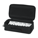 White Aluminum Pedal Board; Small w/ Carry Bag