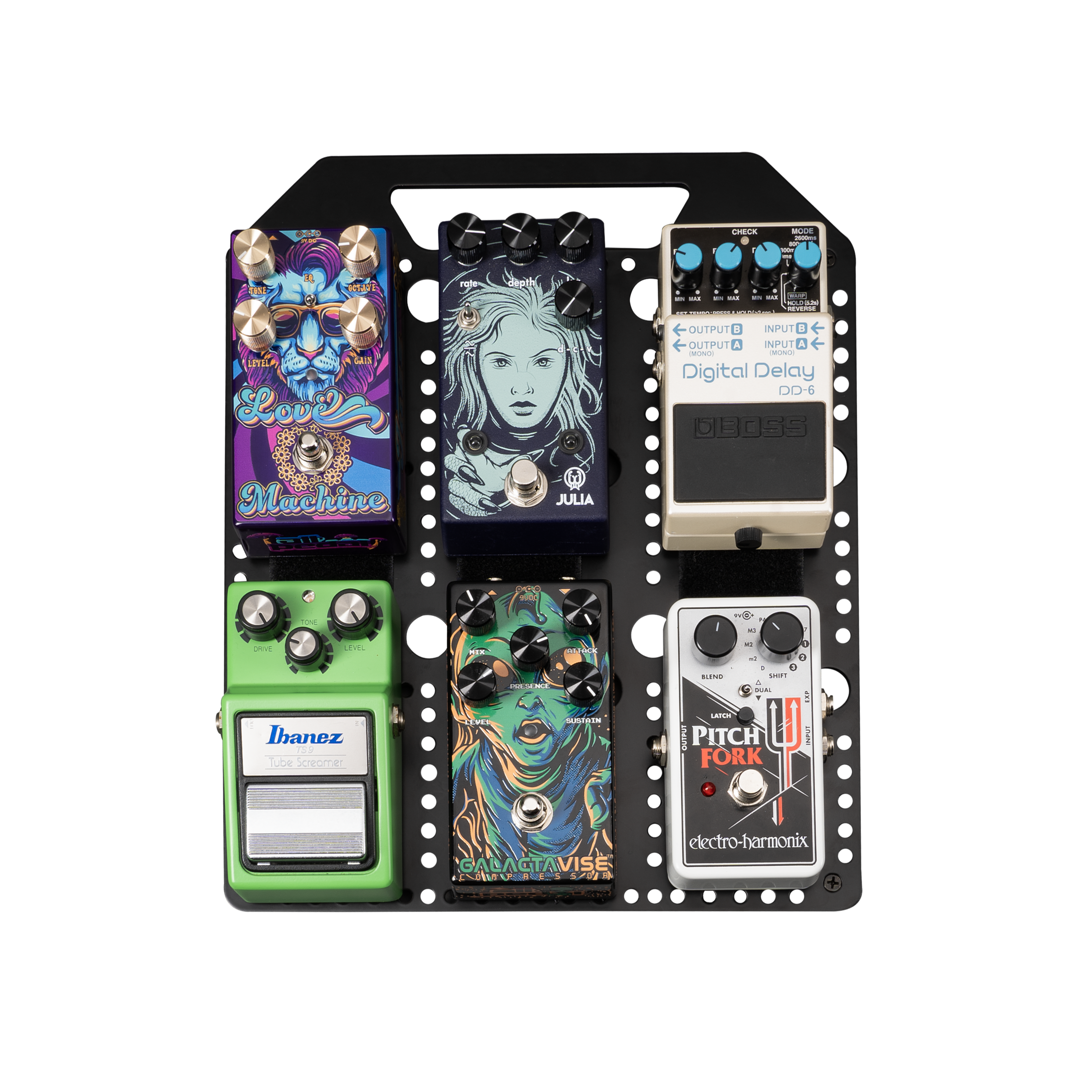 Metal pedalboard design to fit in most Gator Case