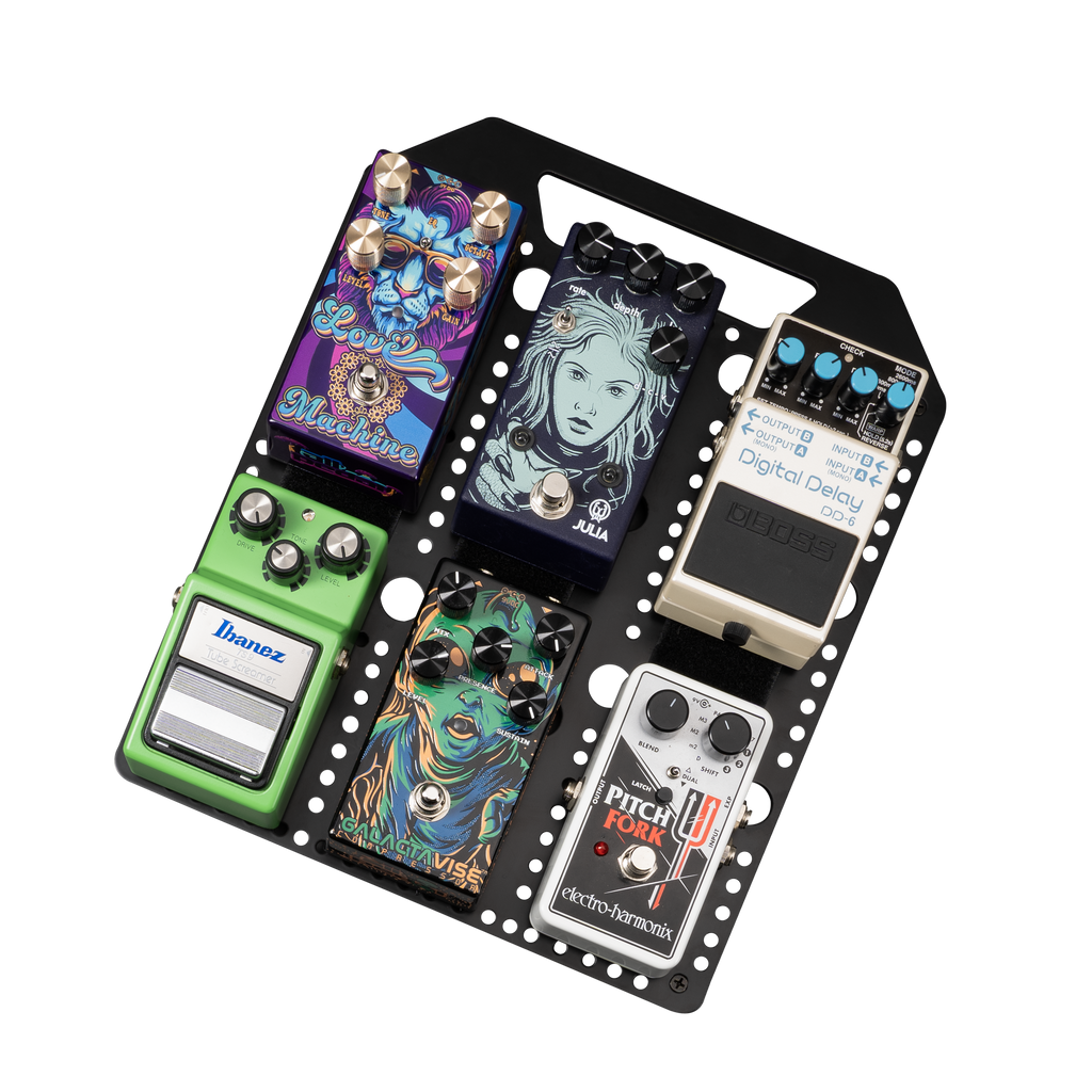 Metal pedalboard design to fit in most Gator Case