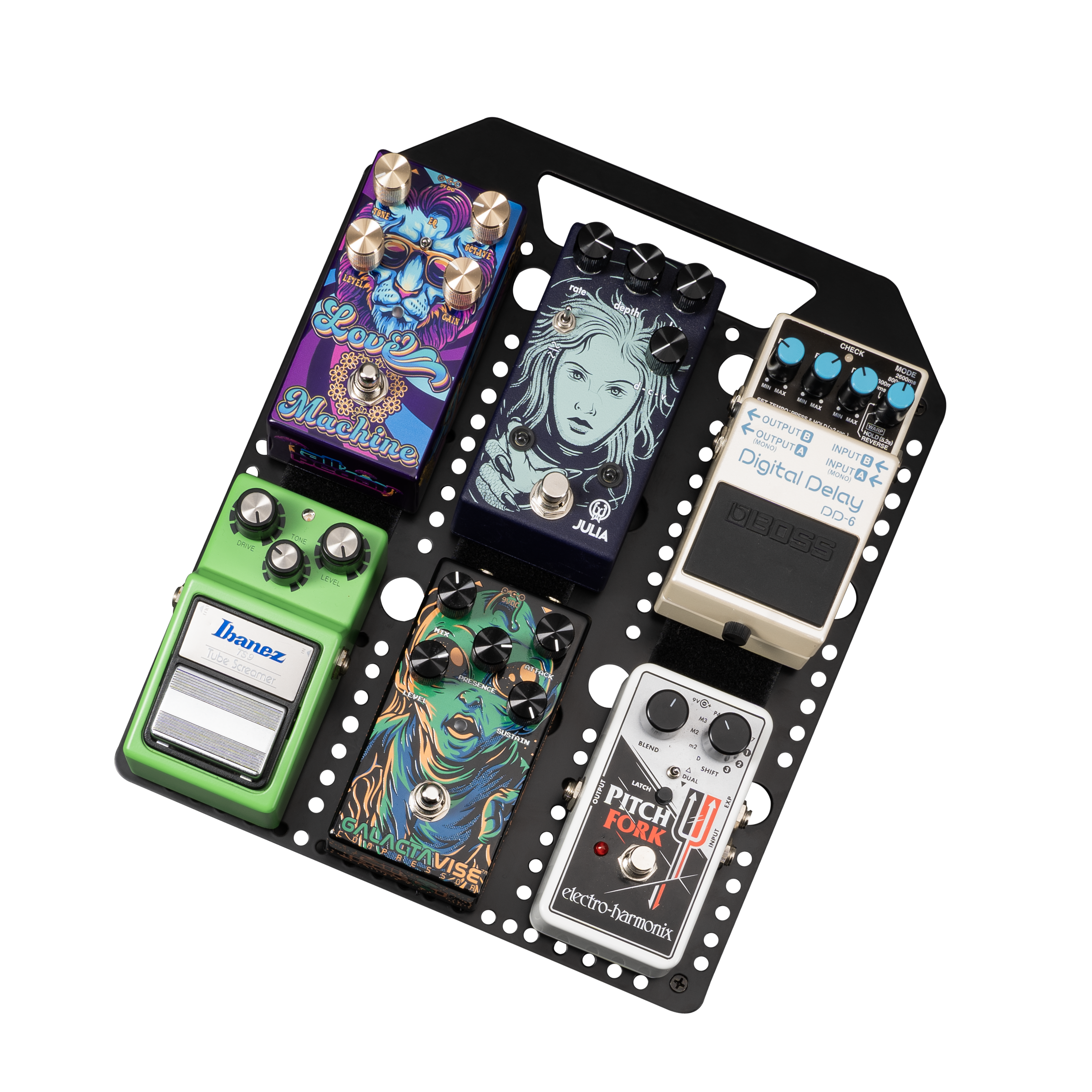 Metal pedalboard design to fit in most Gator Case